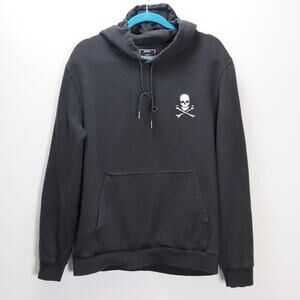 DKNY Skull Graphic Hoodie Black Size L